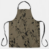 Tablier Éclat noir et goutte (Recto)