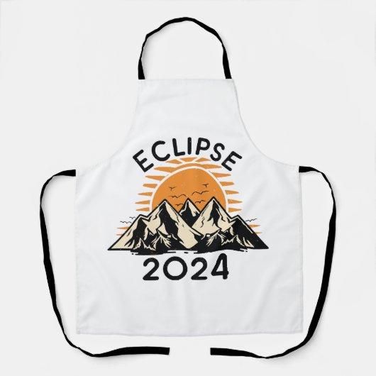 Tablier Éclipse solaire totale 2024 (Recto)