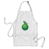 Tablier Eco Globe Fruit Green Earth Leaf Sphere (Devant)