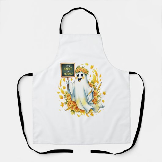 Tablier École Ghost Haunt Halloween (Recto)