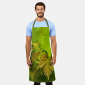 Tablier Écologiste de la feuille de vigne verte (Porté)