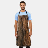 Tablier écorce d'arbre Brown en photo closeup (Porté)