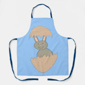 Tablier Écouter du lapin de l'Oeuf Étrange (Recto)