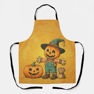 Tablier Écran d'Halloween/Automne mignon et citrouille