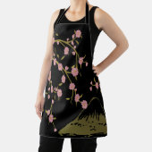 Tablier Écran Japonais Rose Sakura Or Noir (Insitu)