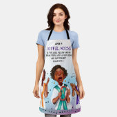 Tablier Écriture de chanteurs afro-américains (Porté)