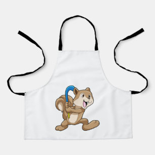 Tablier Écureuil au hockey sur gazon avec bâton