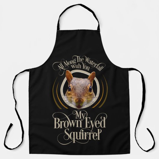 Tablier Écureuil Brown - amusant amoureux des écureuils (Recto)