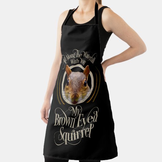 Tablier Écureuil Brown - amusant amoureux des écureuils (Insitu)