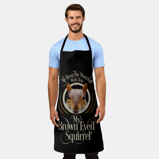Tablier Écureuil Brown - amusant amoureux des écureuils (Porté)