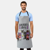 Tablier Écureuil & Vin - Amusant Écureuil et Vin D (Porté)