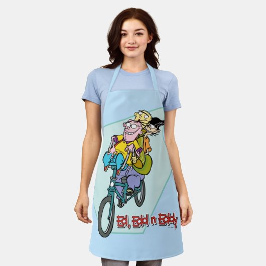 Tablier Ed, Edd, n Eddy sur un vélo (Porté)