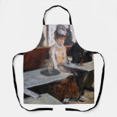 Tablier Edgar Degas - Dans un café / L'Absinthe (Recto)