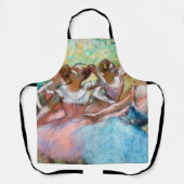 Tablier Edgar Degas - Quatre Ballerinas sur scène (Recto)