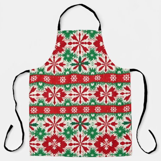 Tablier Édition de Noël 2 de Fair Isle scandinave (Recto)