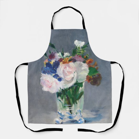 Tablier Edouard Manet - Fleurs dans un Vase de Cristal (Recto)