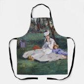 Tablier Edouard Manet - La famille Monet dans son jardin (Recto)