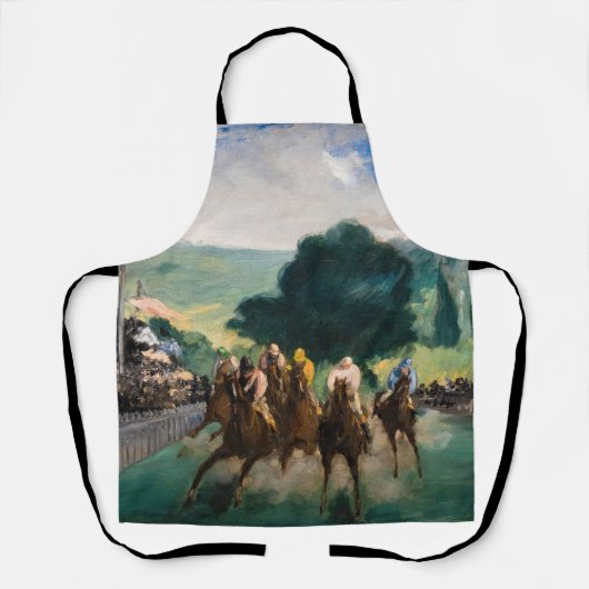 Tablier Edouard Manet - Les courses à Longchamp (Recto)