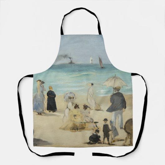 Tablier Edouard Manet - Sur la plage, Boulogne-sur-Mer (Recto)