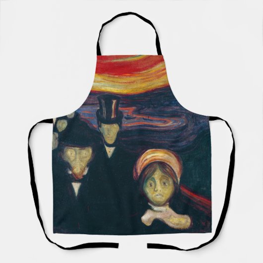 Tablier Edvard Munch - Anxiété (Recto)
