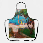 Tablier Edvard Munch - Danse sur la plage (Recto)