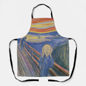 Tablier Edvard Munch Le Cri 1895 Impression d'art au paste (Recto)