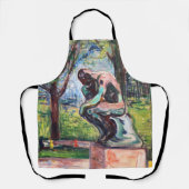Tablier Edvard Munch - Le penseur de Rodin (Recto)