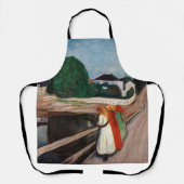 Tablier Edvard Munch - Les filles sur le pont (Recto)