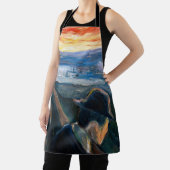 Tablier Edvard Munch - Maladie d'humeur au coucher du sole (Insitu)