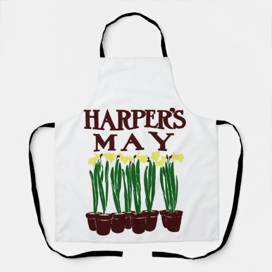 Tablier Edward Penfield Daffodils de Harper en 1899 (Recto)