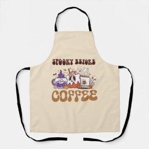 Tablier Éffrayant Avant Café