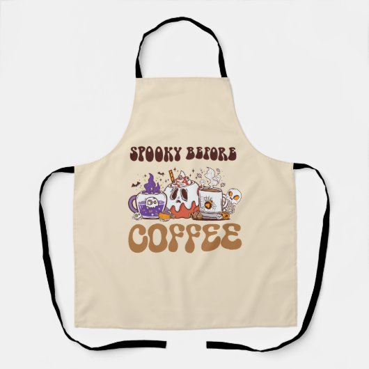 Tablier Éffrayant Avant Café (Recto)