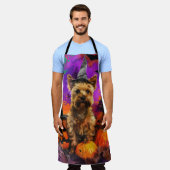 Tablier Éffrayant Cairn Terrier Chien Halloween sorcier Ci (Porté)