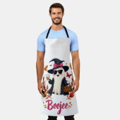 Tablier Éffrayant Halloween Boojee Sassy Classy Ghost (Porté)