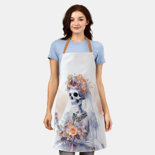 Tablier Éffrayant Halloween Skeleton Apron