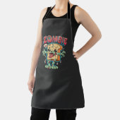 Tablier Éffrayant Halloween Zombie Toast Funny Halloween c (Insitu)