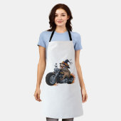 Tablier Éffrayant Sloth Motorcycle Ride Halloween Biker Fu (Porté)