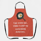 Tablier Egg design kitchen apron (Recto)