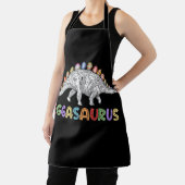 Tablier Eggasaurus Stegosaurus Egg Dinosaur Joyeux Pâques (Insitu)