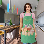 Tablier Eggnog et autres délices vert