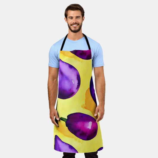 Tablier Eggplant - Apron (Porté)