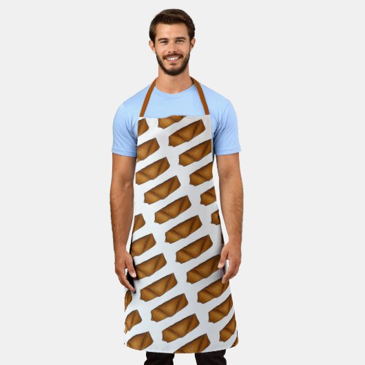 Tablier Eggroll d'oeuf de printemps chinois à emporter (Porté)