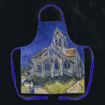 Tablier Église à Auvers par Van Gogh Peinture Art<br><div class="desc">L'église d'Auvers-sur-Oise,  vue du Chevet par Vincent van Gogh</div>