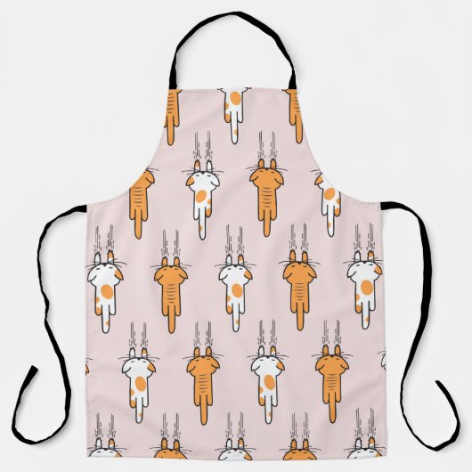 Tablier Égratignure de chat sans couture motif (Recto)