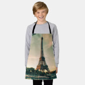 Tablier Eiffel tour lancer oreiller (Porté)