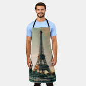 Tablier Eiffel tour lancer oreiller (Porté)