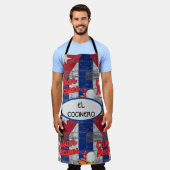 TABLIER EL COCINERO CUBAN APRON À THÈME (Porté)
