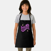 Tablier Eleanor En Mosaïque Rose Avec Chats, Apron (Insitu)