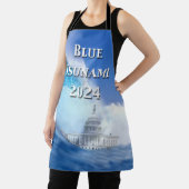 Tablier Élection du tsunami bleu 2024 (Insitu)