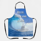 Tablier Élection Tsunami Bleu 2026 (Recto)